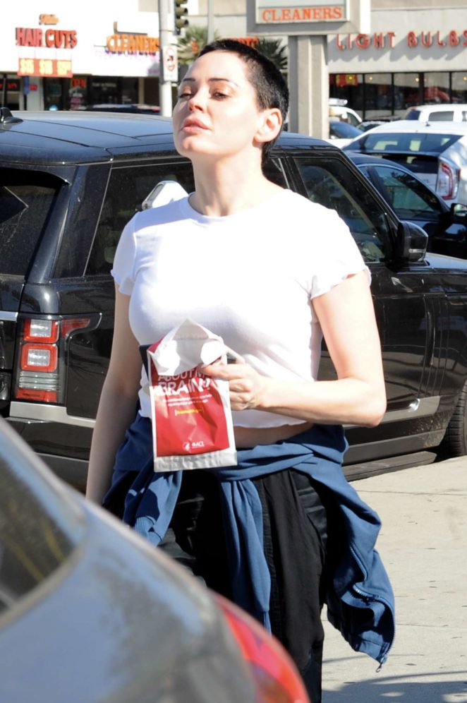 Rose McGowan out in Los Angeles